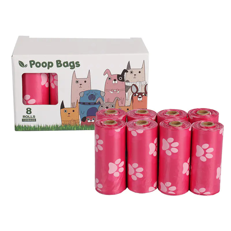 Sacos biodegradáveis ​​para cocó de cão (variações de cor e quantidade)