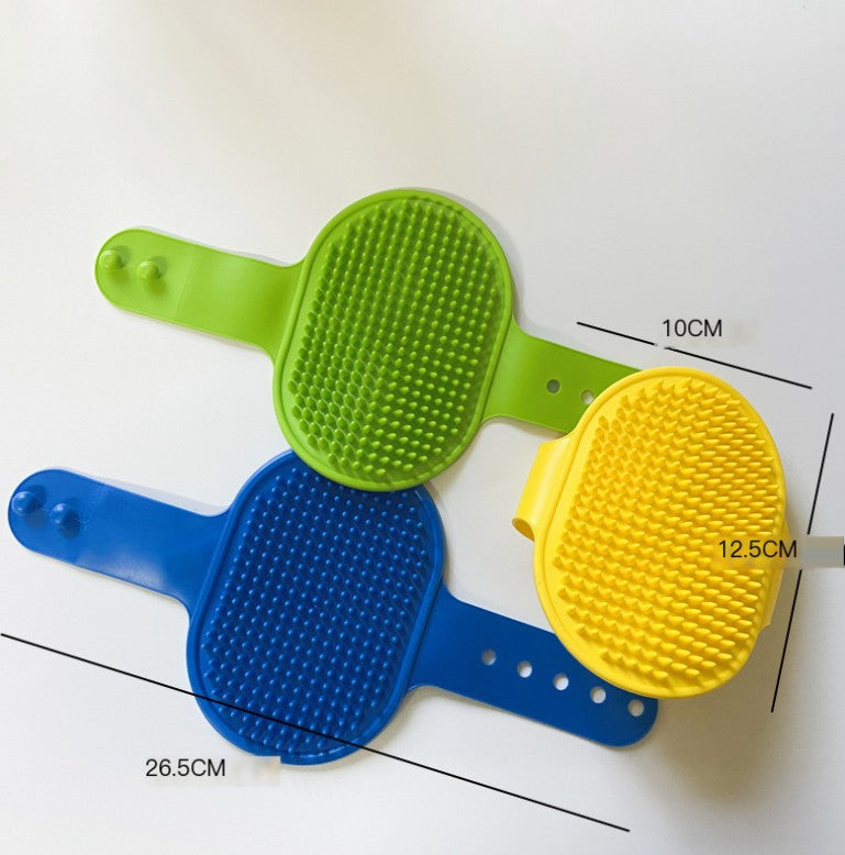 Elliptical Bath Brush for Dogs and Cats (Colour Variants)