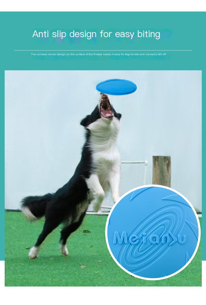 Meianju Dog Frisbee - Interactive Pet Toy for Training
