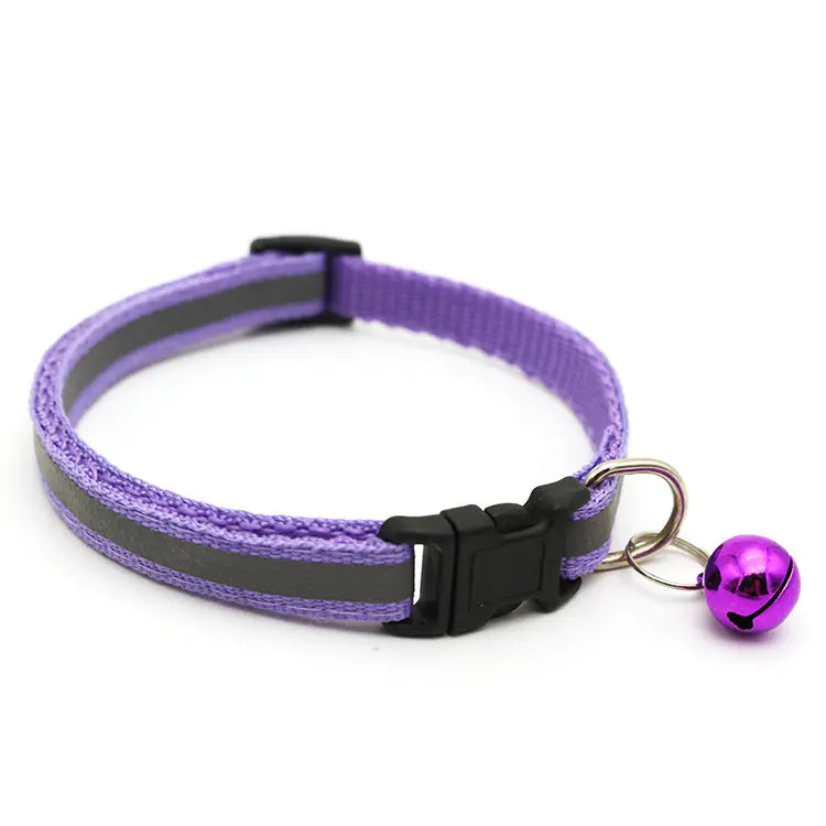 Reflective Bell Cat Collar for Pets (Adjustable)