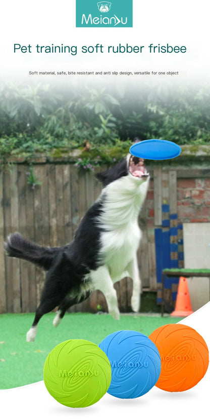 Meianju Dog Frisbee - Interactive Pet Toy for Training