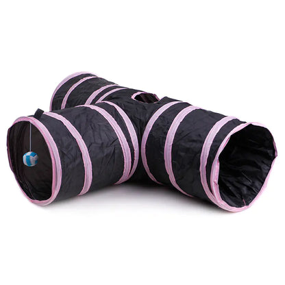 Pet Supplies Cat Crinkle Tunnel Foldable Toy (Variants)