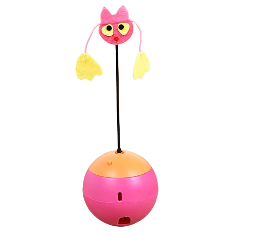 Wobble Cat Toy with Laser Feeder Functionality