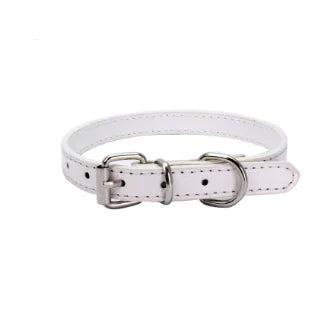 Cat and Dog Collar with Leash (PU Material)