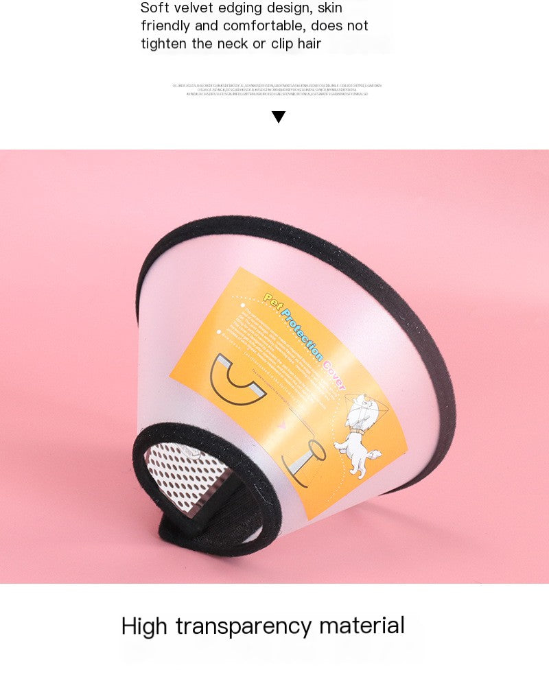 Pet Protective Recovery Collar for Dogs and Cats (Size Variants)
