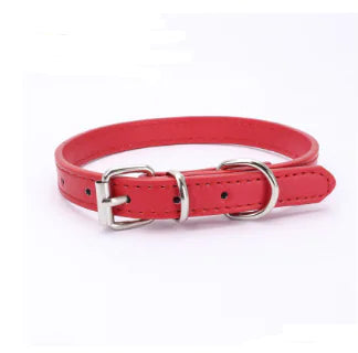 Cat and Dog Collar with Leash (PU Material)