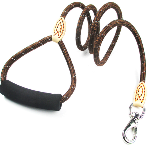 Nylon P-Leash for Dog Training with Reflective Feature