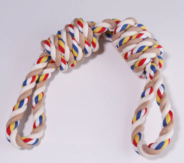 Pet Bite Rope Dog Chew Toy with Teeth Cleaner