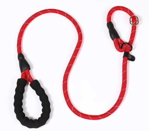 Adjustable Nylon Woven Pet Traction Rope Leash