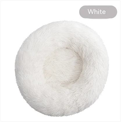 Plush Round Washable Pet Bed (Colour Variants)