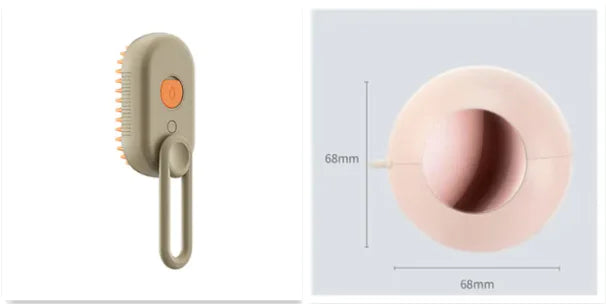 Escova para animais de estimação a vapor (variações de cor)
