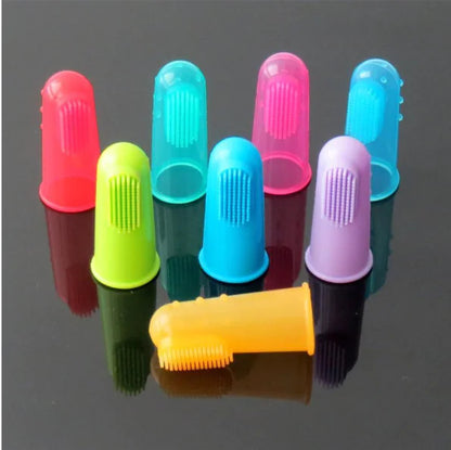 Silicone Finger Toothbrush for Pets - Safe and Non-Toxic (Colour Variants)