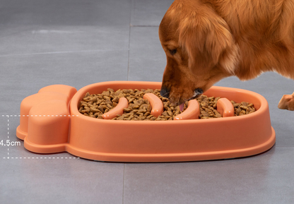 Tigela de alimentação lenta para cães grandes - Design anti-engasgo