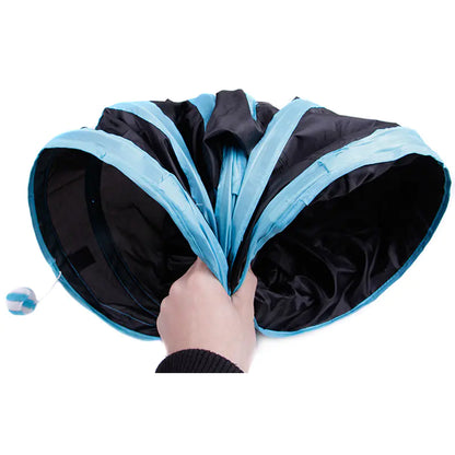 Pet Supplies Cat Crinkle Tunnel Foldable Toy (Variants)