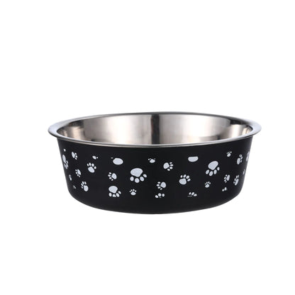Stainless Steel Durable Pet Food Bowl (Design Variants)