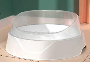 Large Semi-Enclosed Cat Litter Box with Shovel (Colour Variants)