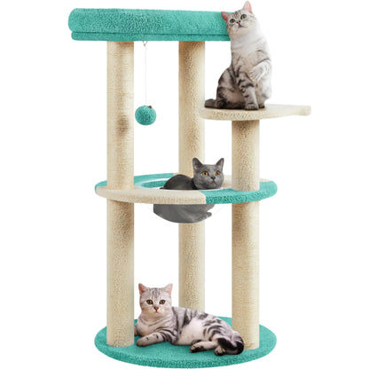 Yaheetech Cat Tree Tower for Indoor Cats with Scratching Posts & Padded Perch (35.5" Tall)