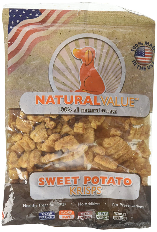Loving Pets Natural Value Sweet Potato Krisp Dog Treat 2.5 ounces