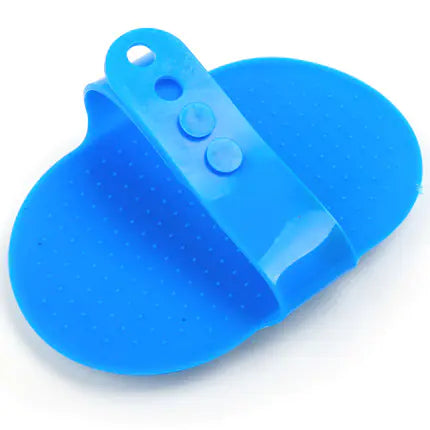 Elliptical Bath Brush for Dogs and Cats (Colour Variants)