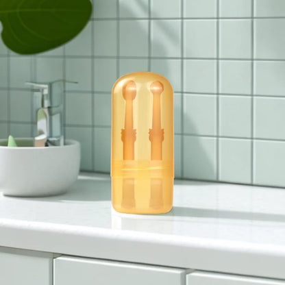 Conjunto de pasta de dente para animais de estimação com escova de silicone para cães e gatos