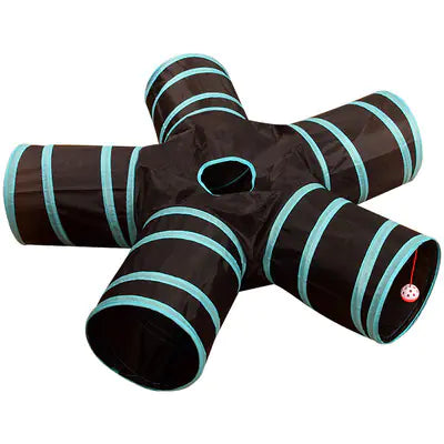 Pet Supplies Cat Crinkle Tunnel Foldable Toy (Variants)
