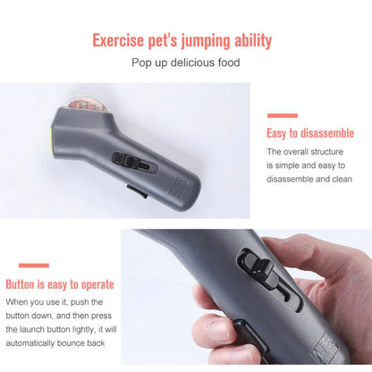 Automatic Pet Snack Launcher for Outdoor Training Toys