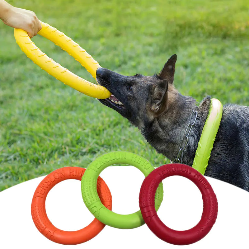 Interactive Floating Dog Toy - Training Ring Puller (Size Variants)