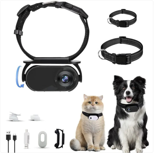 Pet Collar Camera (Black or White)