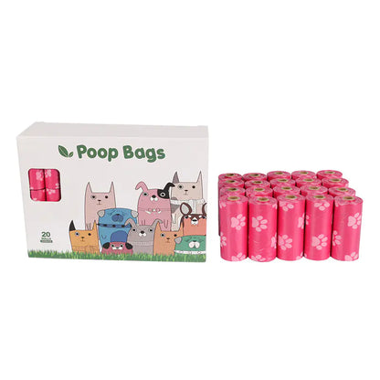 Sacos biodegradáveis ​​para cocó de cão (variações de cor e quantidade)