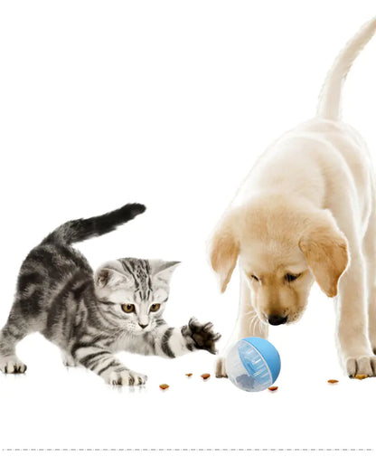 Pet Food Leakage Ball Toy Tumbler for Cats and Dogs (Colour Variants)
