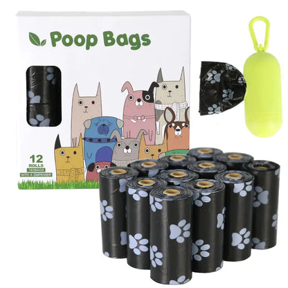 Sacos biodegradáveis ​​para cocó de cão (variações de cor e quantidade)