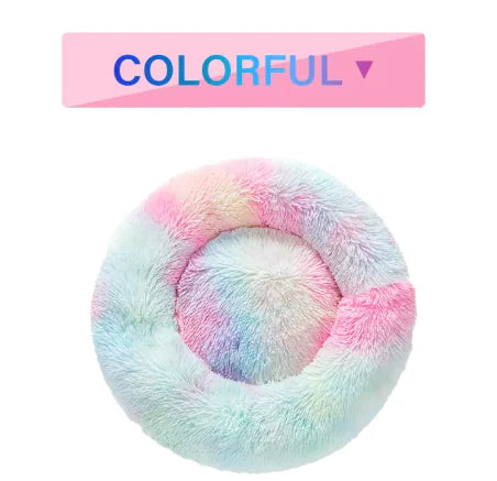 Fluffy Donut Pet Bed (Colour Variant)