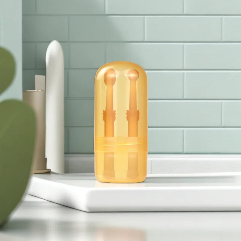 Conjunto de pasta de dente para animais de estimação com escova de silicone para cães e gatos
