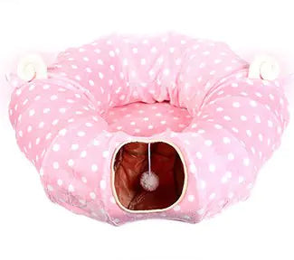 S-Shaped Curved Pet Tunnel and Track Toy