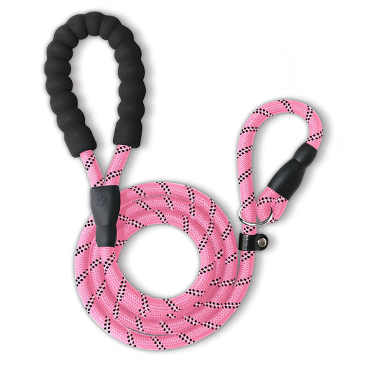 Dog Training Slip Leash, No Pull Durable Reflective Lead, Heavy Duty Loop Rope (6 ft 1/2 inch)