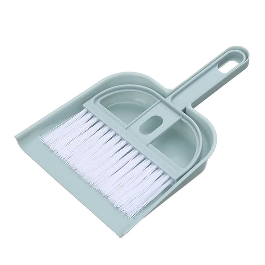 Mini Desktop Broom and Dustpan Set for Cleaning (Colour Variants)