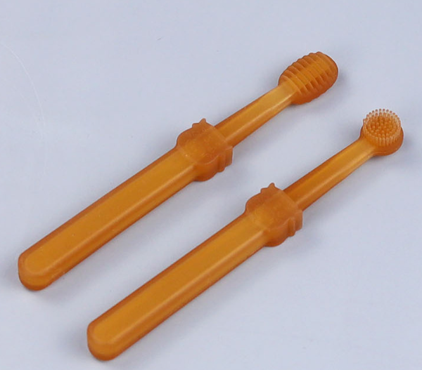 Conjunto de pasta de dente para animais de estimação com escova de silicone para cães e gatos