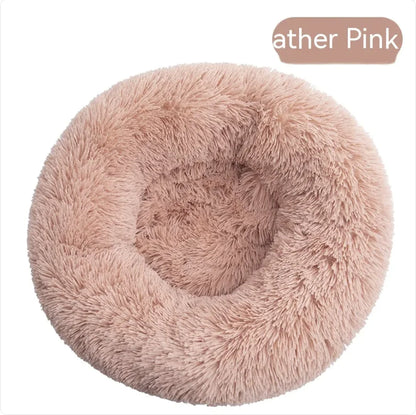 Plush Round Washable Pet Bed (Colour Variants)