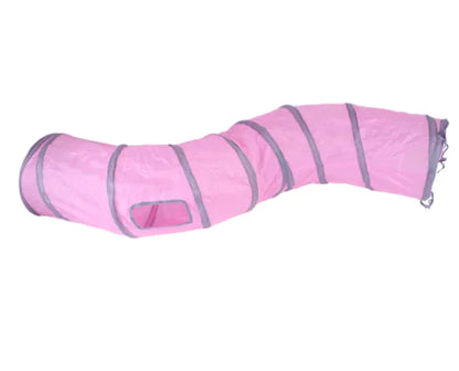 S-Shaped Curved Pet Tunnel and Track Toy