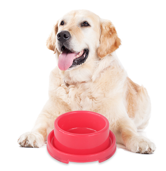 Ant-Proof Round Pet Bowl for Dogs and Cats (Colour Variants)