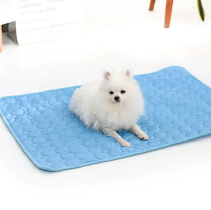 Cooling Pet Mat – Ice Silk Summer Bed (Colour Variants)