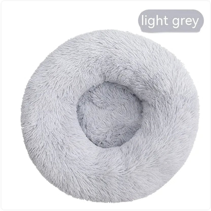 Plush Round Washable Pet Bed (Colour Variants)