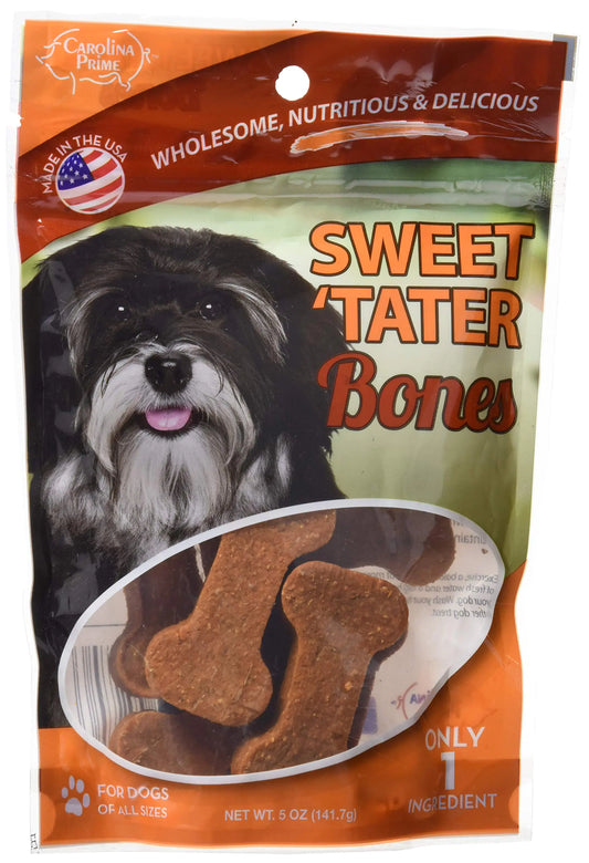 Carolina Prime Pet Sweet Tater Bone Treat For Dogs (x1 Pouch)