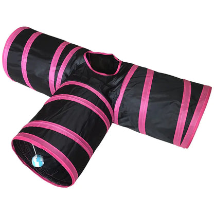 Pet Supplies Cat Crinkle Tunnel Foldable Toy (Variants)
