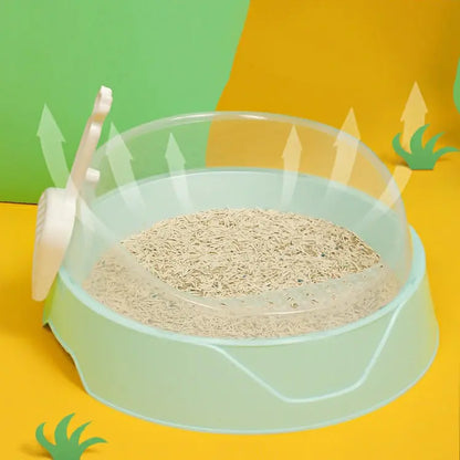 Large Semi-Enclosed Cat Litter Box with Shovel (Colour Variants)