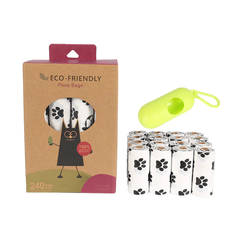 Sacos biodegradáveis ​​para cocó de cão (variações de cor e quantidade)