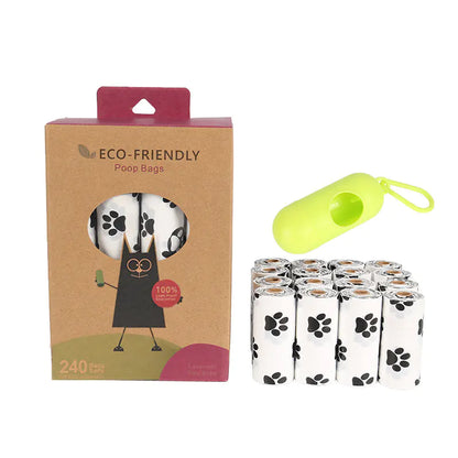 Sacos biodegradáveis ​​para cocó de cão (variações de cor e quantidade)