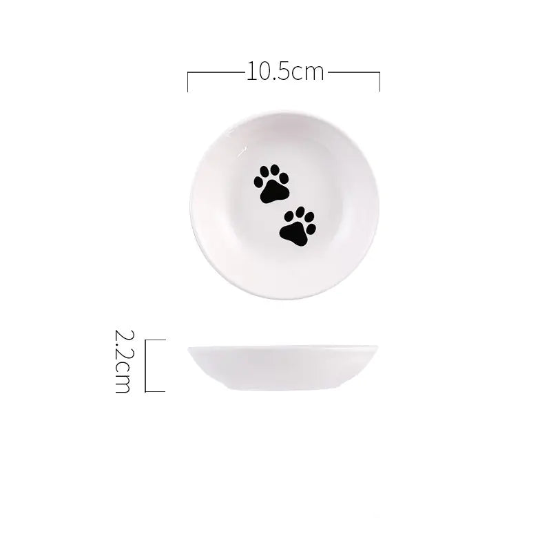 Food and Water Tableware for Cats 130mm (Design Variants)