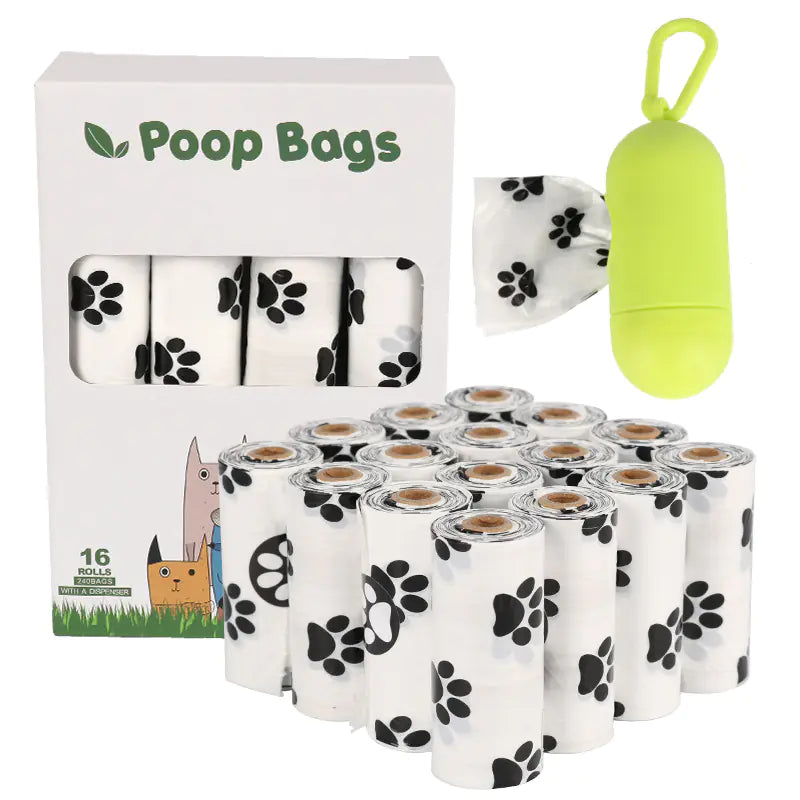 Sacos biodegradáveis ​​para cocó de cão (variações de cor e quantidade)