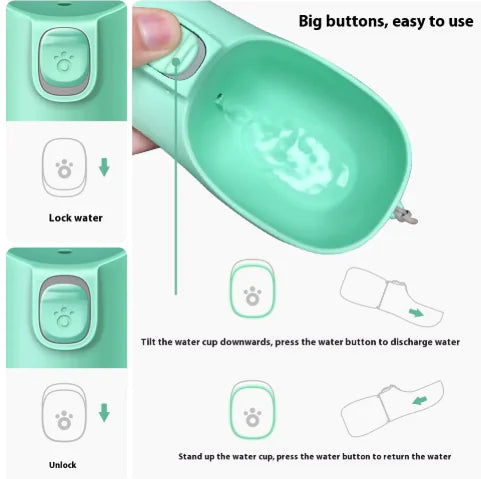 Pet Portable Water Cup (Colour Variants)